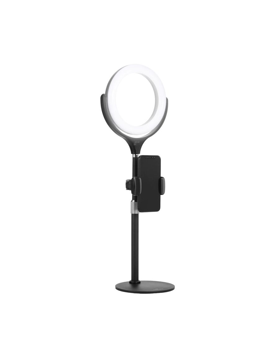 Ergopixel Desktop Tripod Stand With LED Ring Light - Black